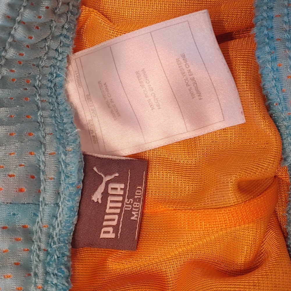 🎁Puma girls mesh shorts w/ lining sz M 8/10 - Picture 4 of 8